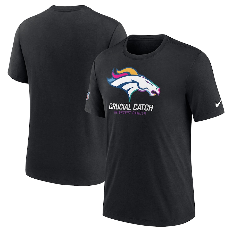 Men Denver Broncos black 2024 Nike NFL black T shirts->nfl t-shirts->Sports Accessory